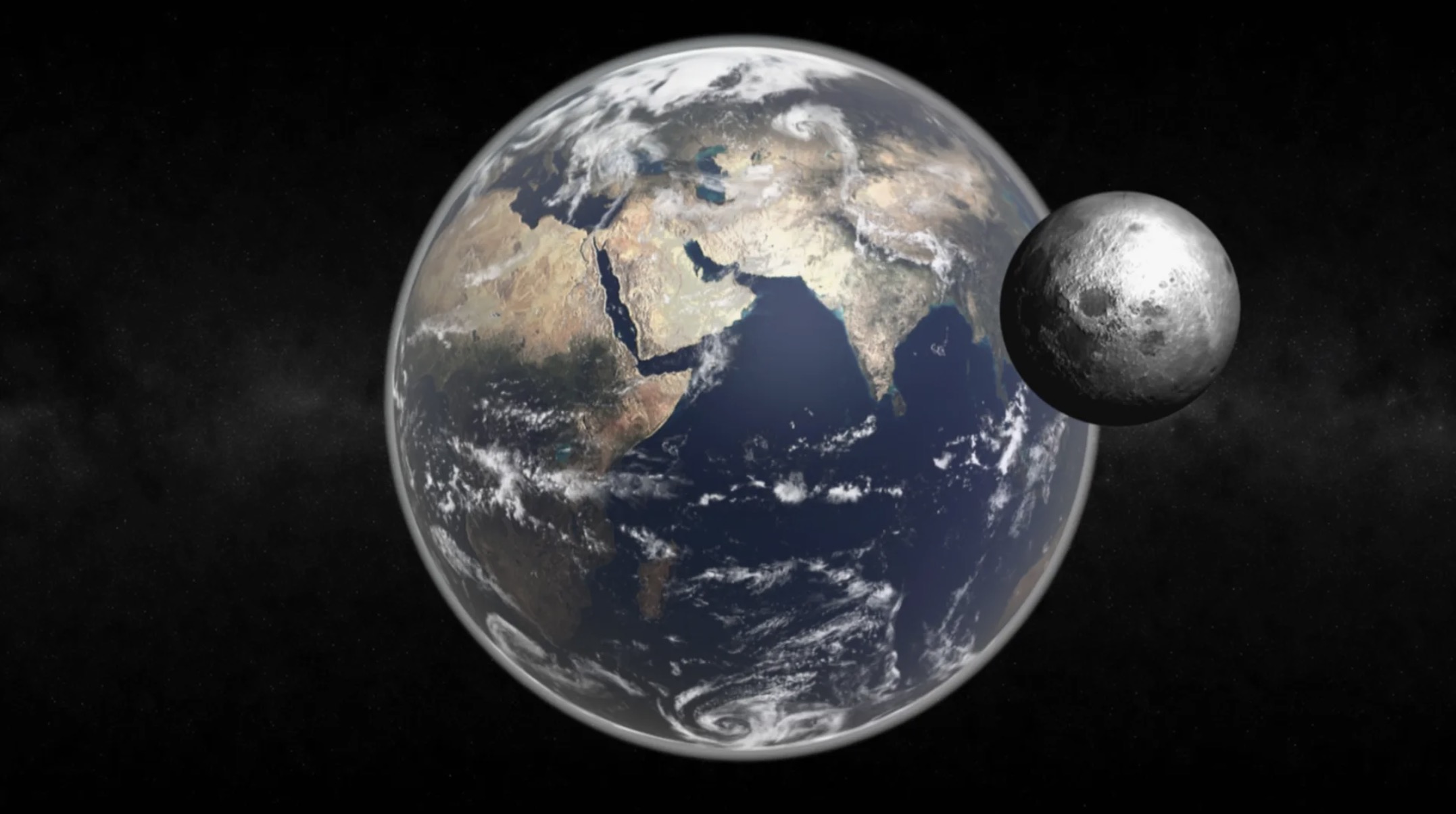 Earth and Moon