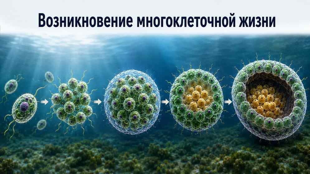 Как возникли многоклеточные организмы?