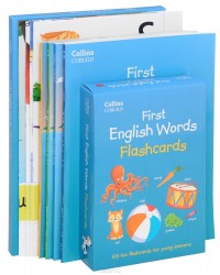 First English Words: Activity Pack: Age 3-7 (комплект из 4 книг, набор из 32 карточек, набор из 100 карточек, 4 плаката, 2 CD)