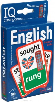 Обучающая игра Английские неправильные глаголы Уровень 2 Синий